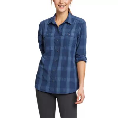 Eddie Bauer Women's Mountain Long-Sleeve Shirt Cover