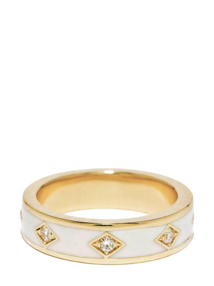 Azlee 18kt yellow gold Morning Sky diamond ring Cover