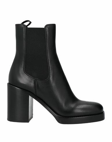 Prada Woman Ankle boots Black Leather Cover