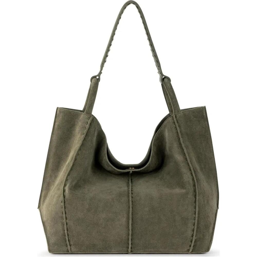 The Sak Los Feliz Large Tote Bag in Moss Suede Cover