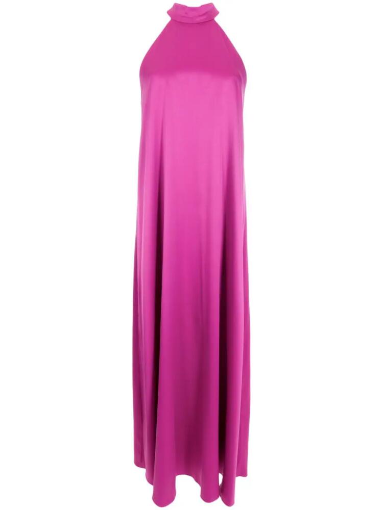 Lethicia Bronstein Bly halterneck maxi dress - Pink Cover