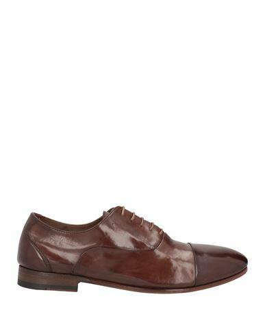 Calpierre Man Lace-up shoes Brown Leather Cover