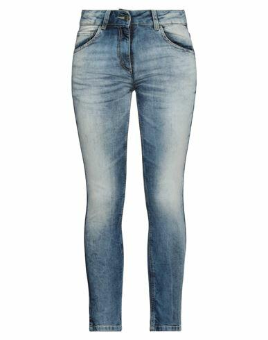 Relish Woman Jeans Blue Cotton, Polyester, Elastane Cover