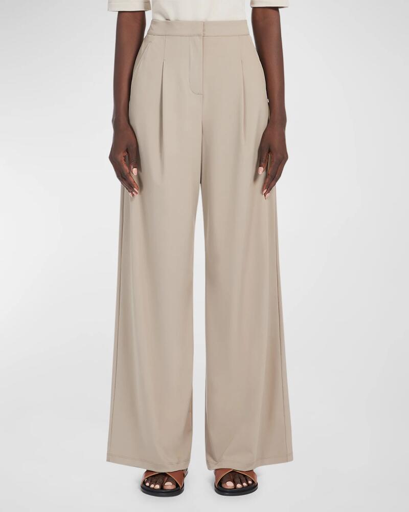 Max Mara Leisure Bonn Pleated Wide-Leg Pants Cover