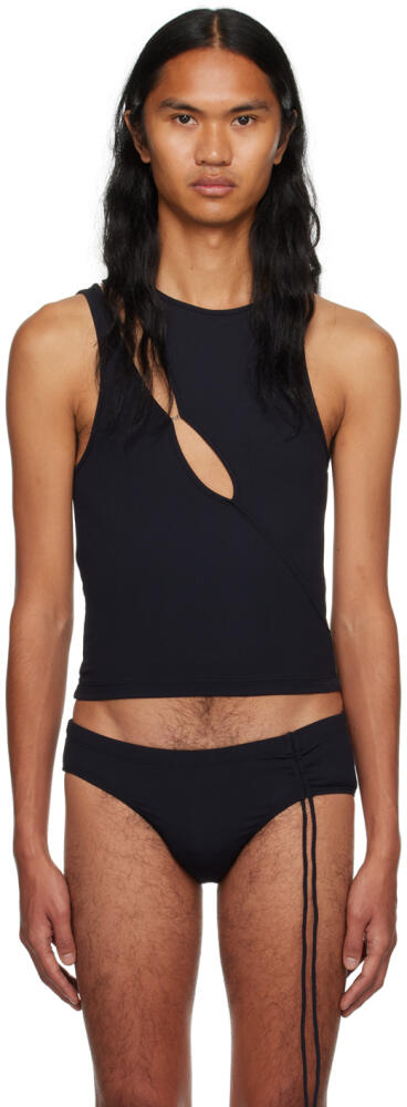 K.NGSLEY Black R3 Tank Top Cover