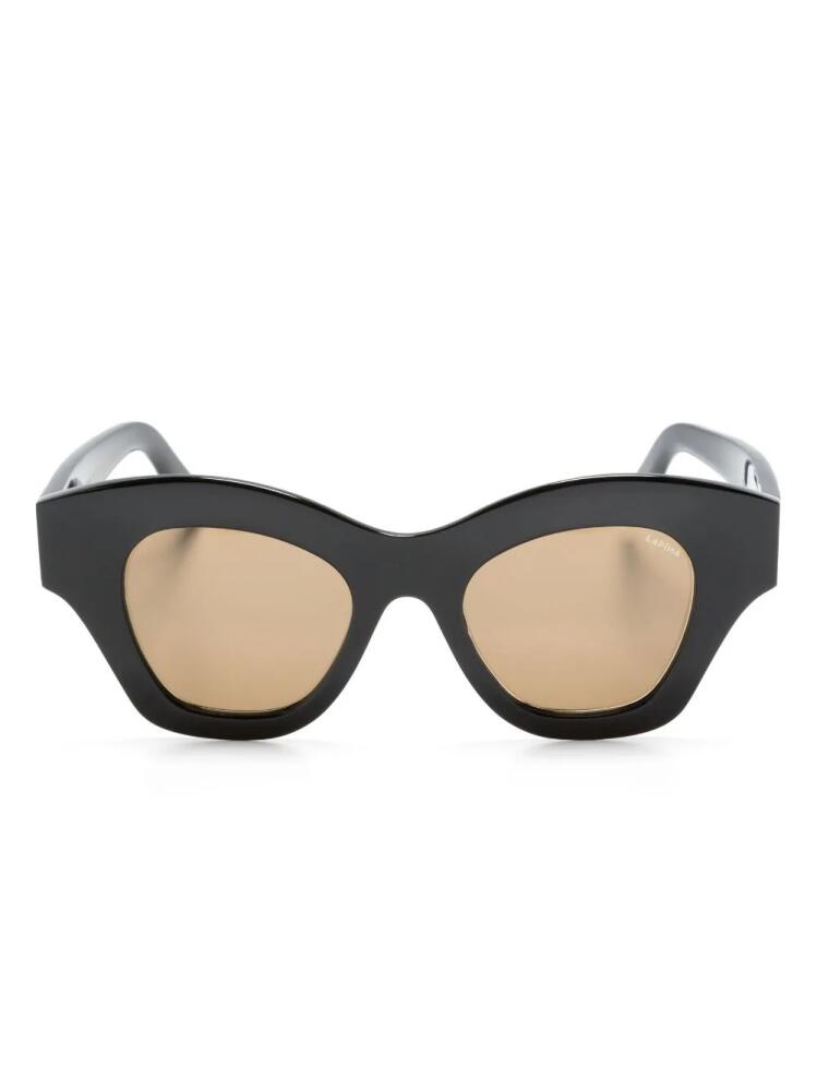 Lapima Tessa oval-frame sunglasses - Black Cover