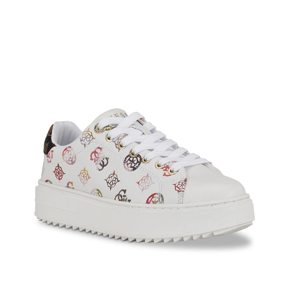 Guess Denesa Platform Sneaker | Women's | White/Multicolor Cover