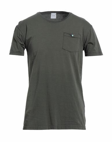 Stilosophy Man T-shirt Military green Cotton Cover