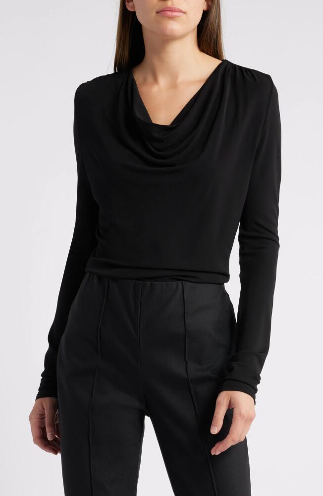 BOSS Eseyana Cowl Neck Top in Black Cover