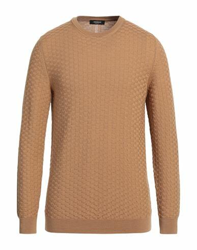 +39 Masq Man Sweater Camel Merino Wool Cover