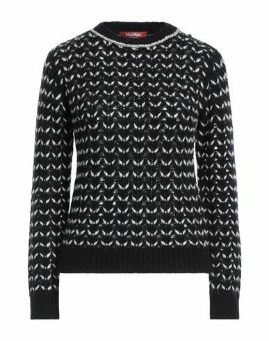 Max Mara Studio Woman Sweater Black Virgin Wool, Polyamide Cover