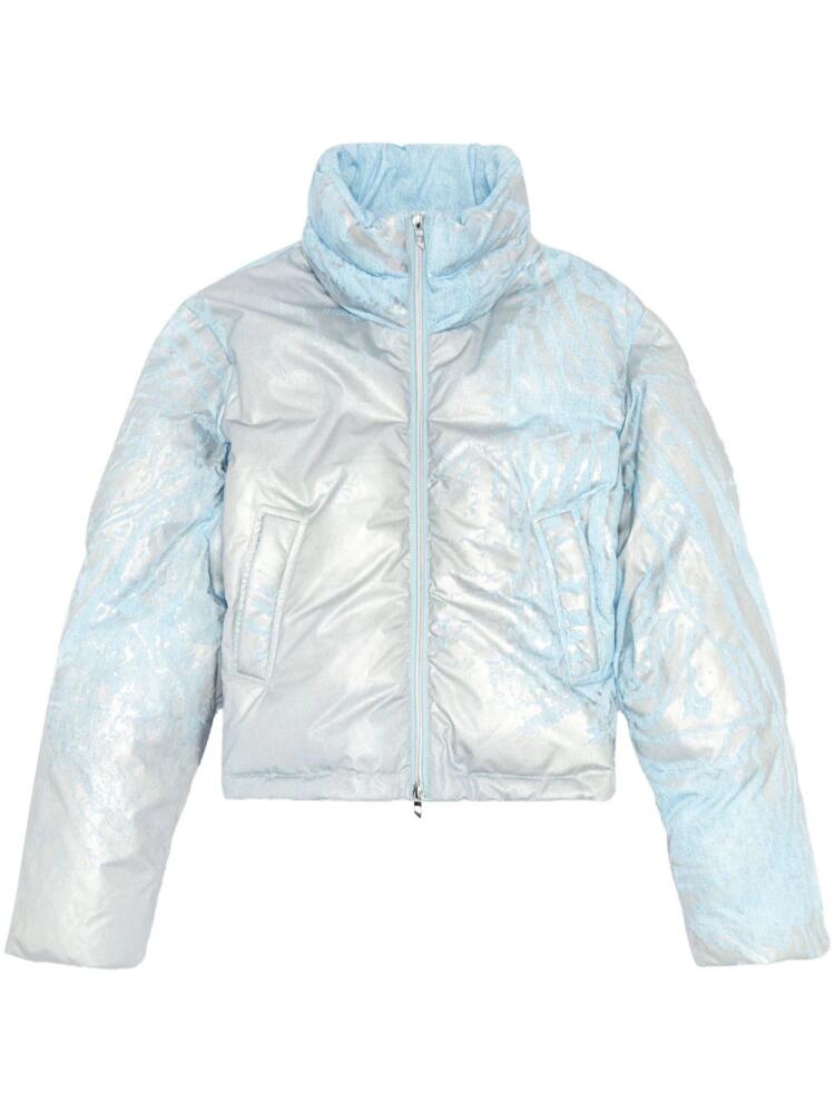 Diesel W-Himsy puffer jacket - Blue Cover