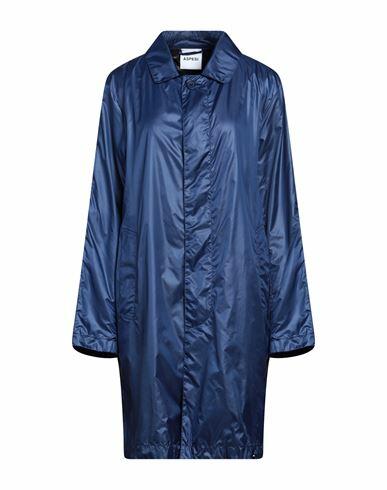 Aspesi Woman Overcoat & Trench Coat Blue Polyester Cover