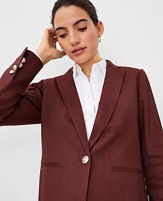 Ann Taylor The Hutton Blazer in Linen Twill Cover