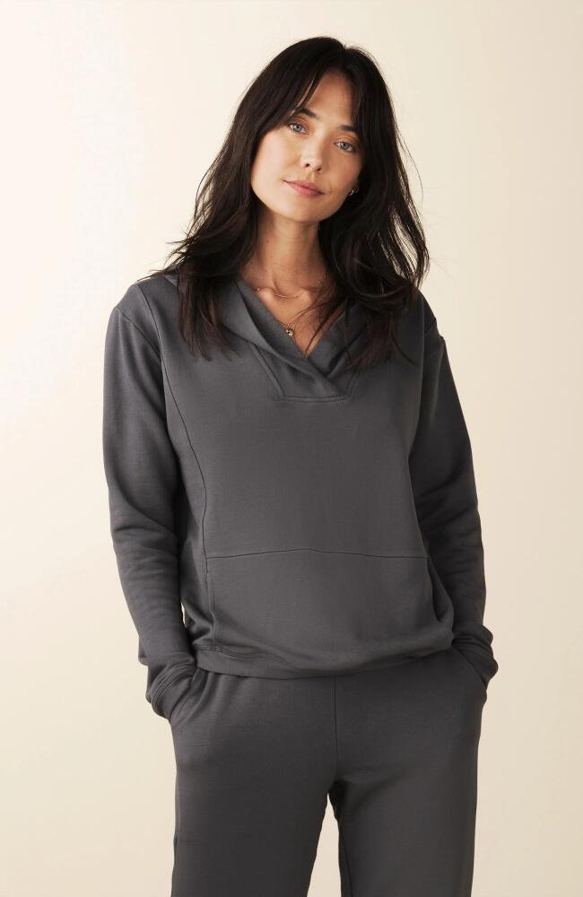 Losano Meditation Pullover Hoodie in Charcoal Cover