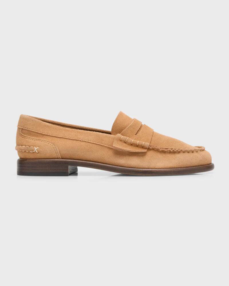 Rag & Bone Carter Suede Penny Loafers Cover