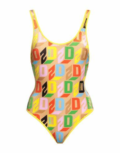 Dsquared2 Woman One-piece swimsuit Brown Polyamide, Elastane Cover