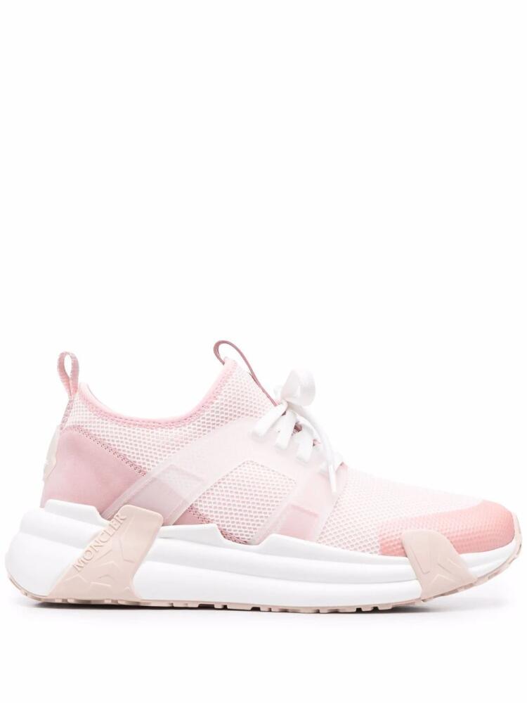 Moncler Lunarove chunky low-top sneakers - Pink Cover