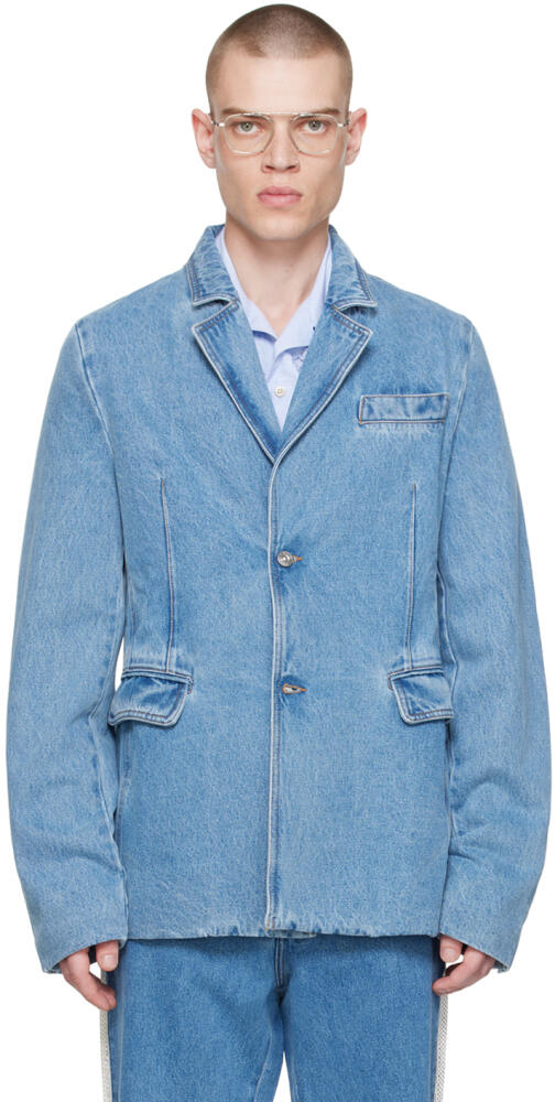 Wales Bonner Blue Eternity Denim Blazer Cover