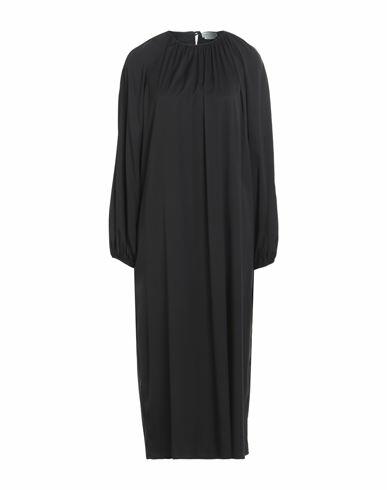 Ballantyne Woman Midi dress Black Silk, Elastane Cover