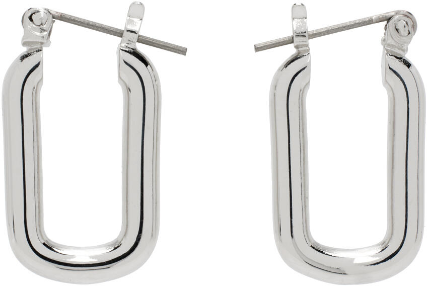 Laura Lombardi Silver Cresca Hoop Earrings Cover