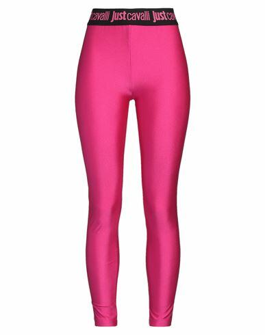 Just Cavalli Woman Leggings Fuchsia Polyamide, Elastane Cover