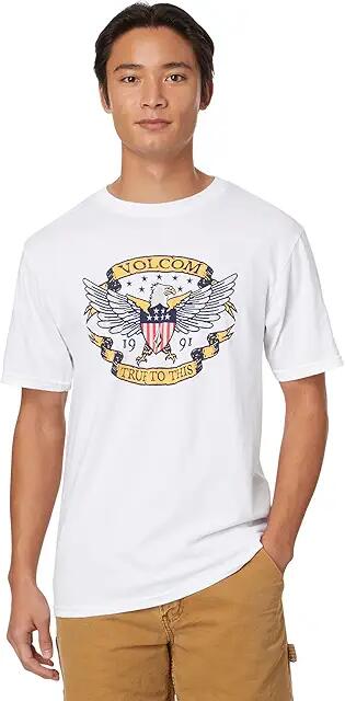 Volcom Statue (White) Men's T Shirt Cover