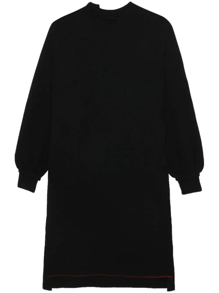 Y's crew-neck knitted dress - Black Cover