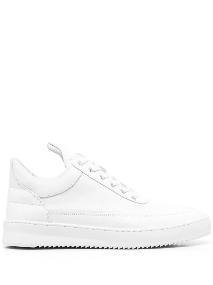 Filling Pieces logo-embossed lace-up sneakers - White Cover