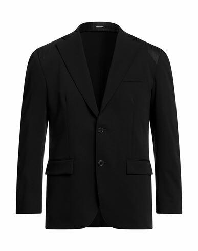 Costume National Man Blazer Black Polyester, Viscose, Elastane Cover