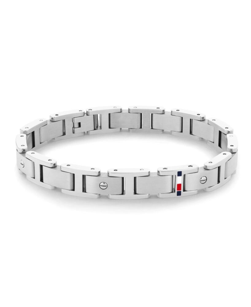 Tommy Hilfiger Men's Stainless Steel Bracelet - Silver-tone Cover