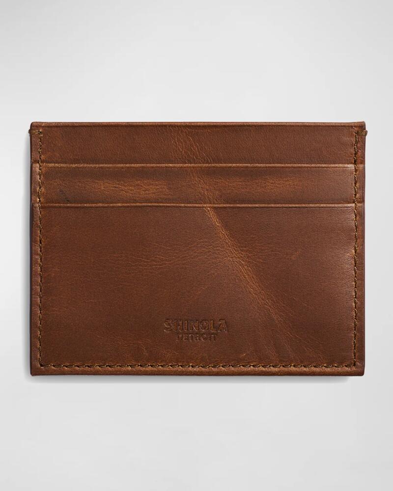 Shinola Men's 5-Pocket Leather Card Case Cover