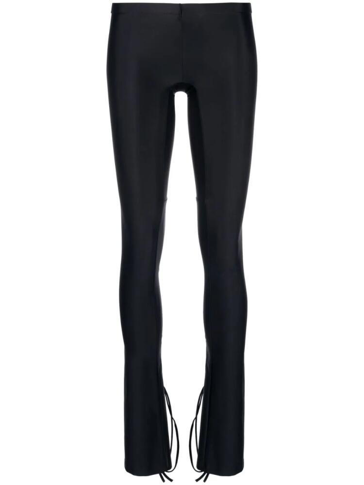 KNWLS skinny drawstring trousers - Black Cover