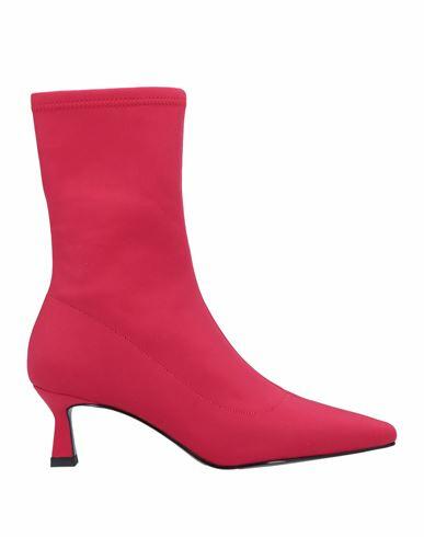 Bibi Lou Woman Ankle boots Coral Textile fibers Cover