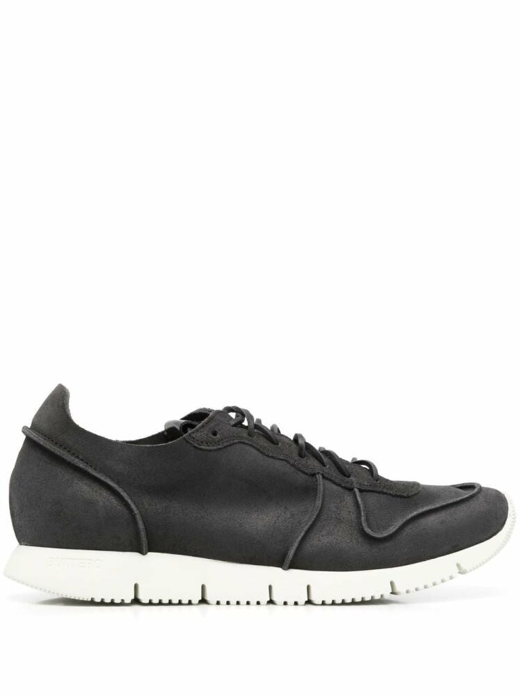 Buttero seam-detail lace-up sneakers - Black Cover