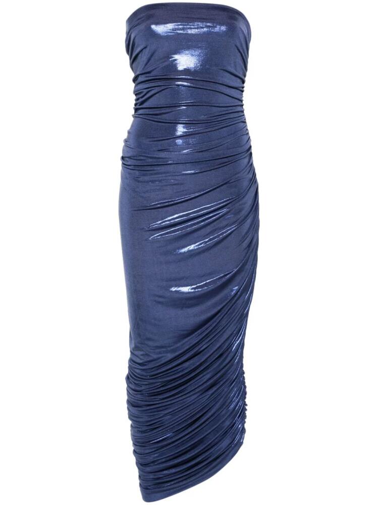 Norma Kamali Diana strapless gown - Blue Cover