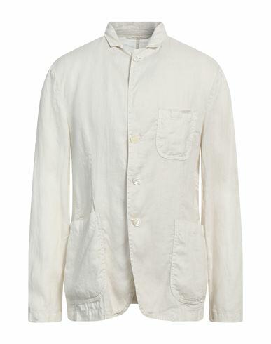 Doppiaa Man Blazer Ivory Linen Cover