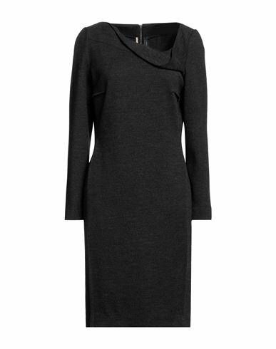 Roland Mouret Woman Midi dress Steel grey Wool Cover