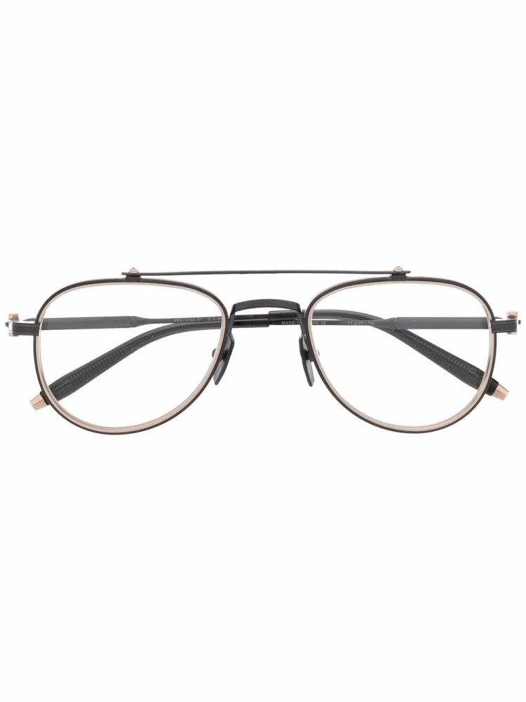 Akoni pilot frame glasses - Black Cover