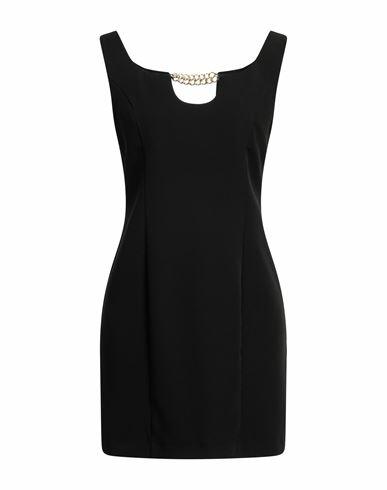 Cristinaeffe Woman Mini dress Black Polyester, Elastane Cover