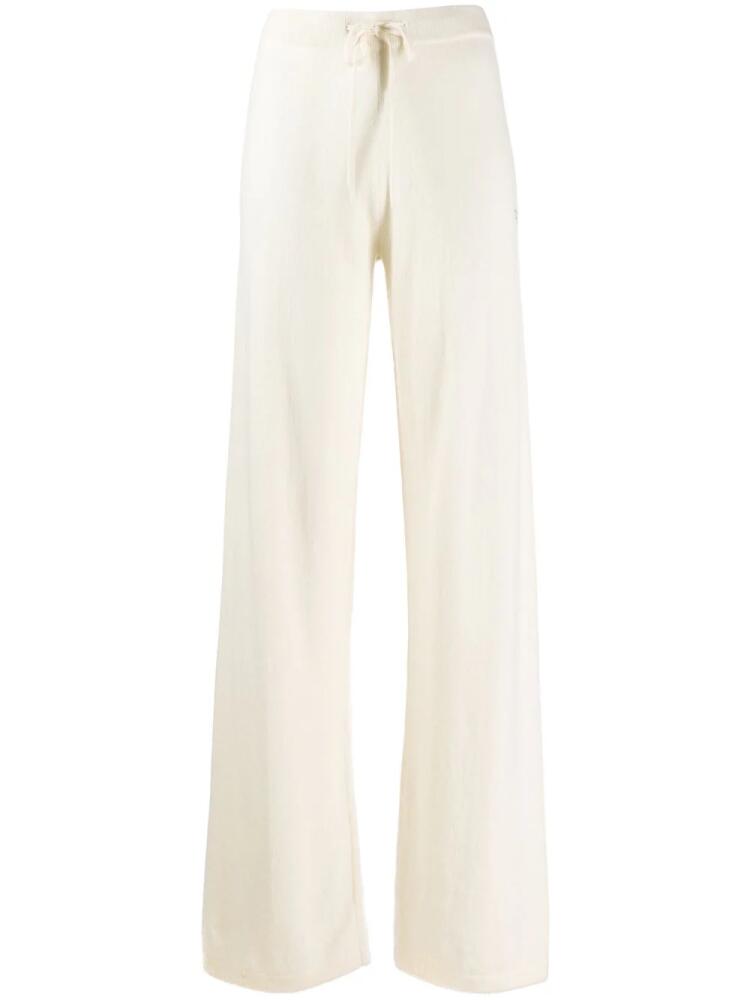 Chinti & Parker wide-leg cashmere track pants - Neutrals Cover