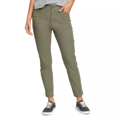 Eddie Bauer Women's Voyager High-Rise Chino Cargo Pants Cover