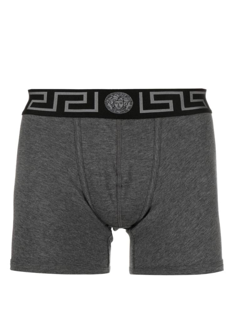 Versace Greca jersey boxers - Grey Cover