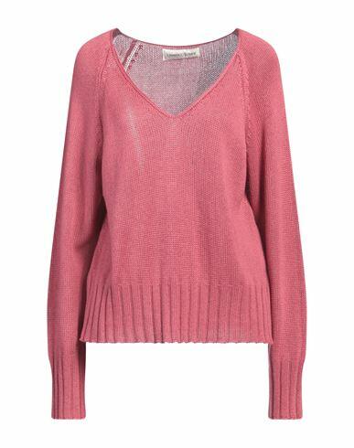 Lamberto Losani Woman Sweater Coral Silk, Cashmere Cover