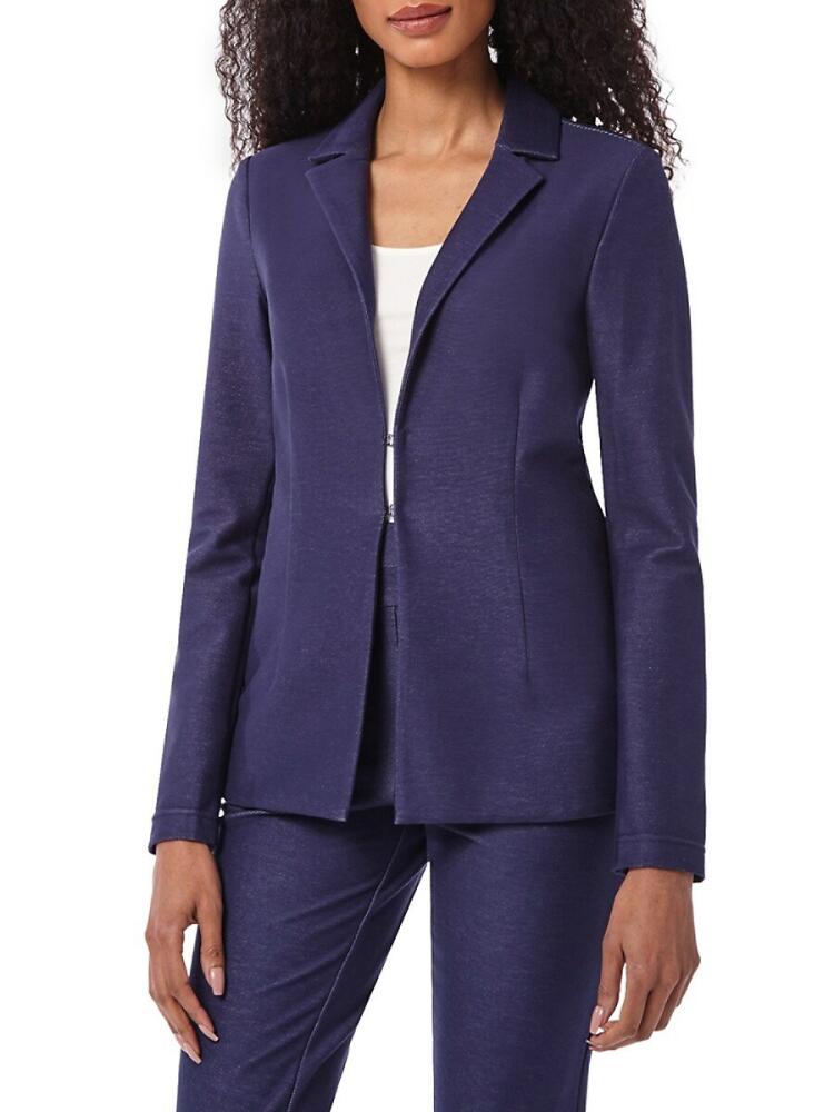 Capsule 121 Women's The Bellatrix Notch Lapel Jacket - Medium Blue Cover