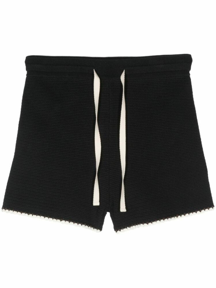 Jil Sander knitted cotton shorts - Black Cover