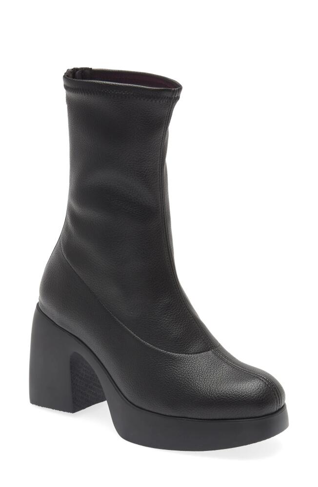 Wonders Platform Stretch Bootie in Black Cover