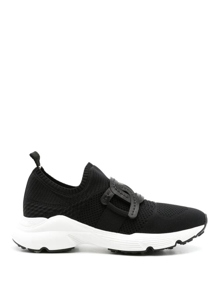 Tod's chain-link detail slip-on sneakers - Black Cover