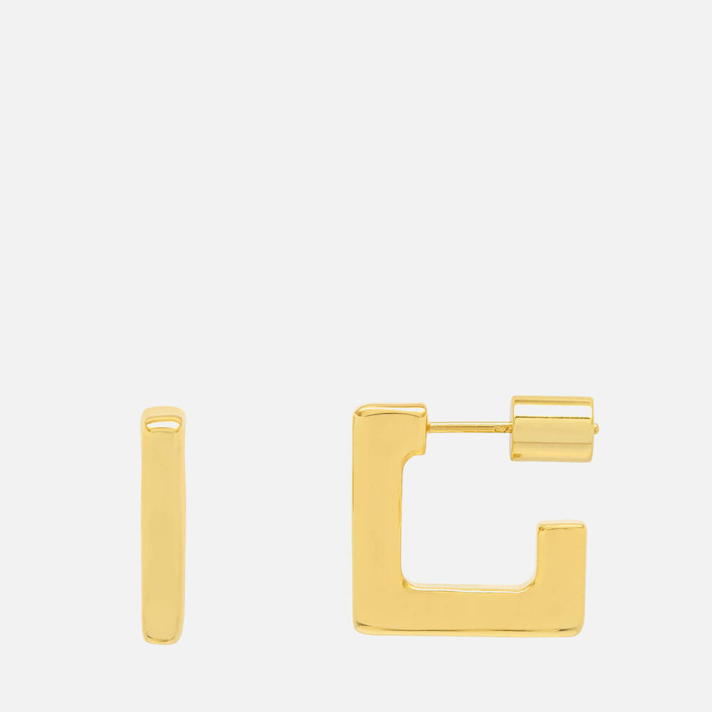 Estella Bartlett Square Gold-Tone Hoop Earrings Cover