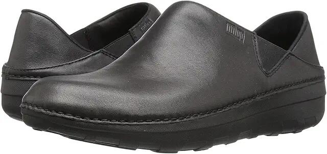 FitFlop Superloafer Leather (All Black) Women's Shoes Cover